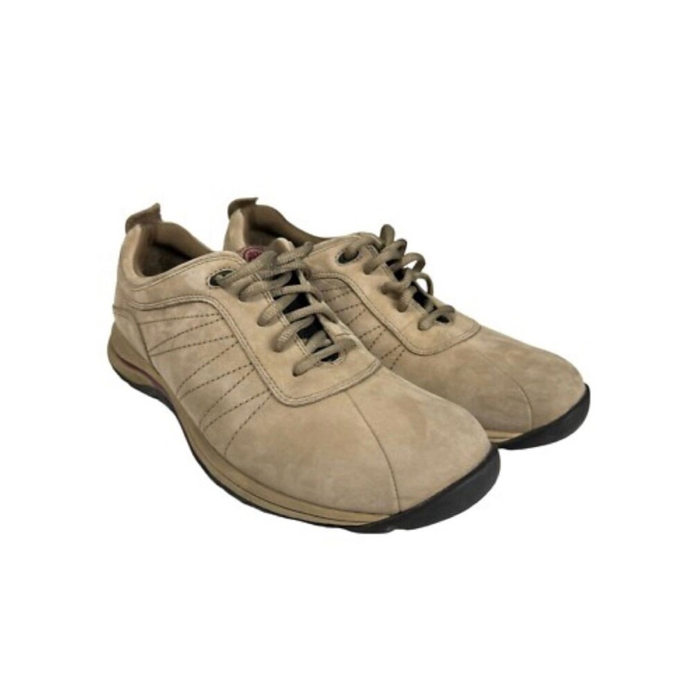 Timberland Tan Suede Leather Lace Up Hiking Outdoor Athletic Sneakers
